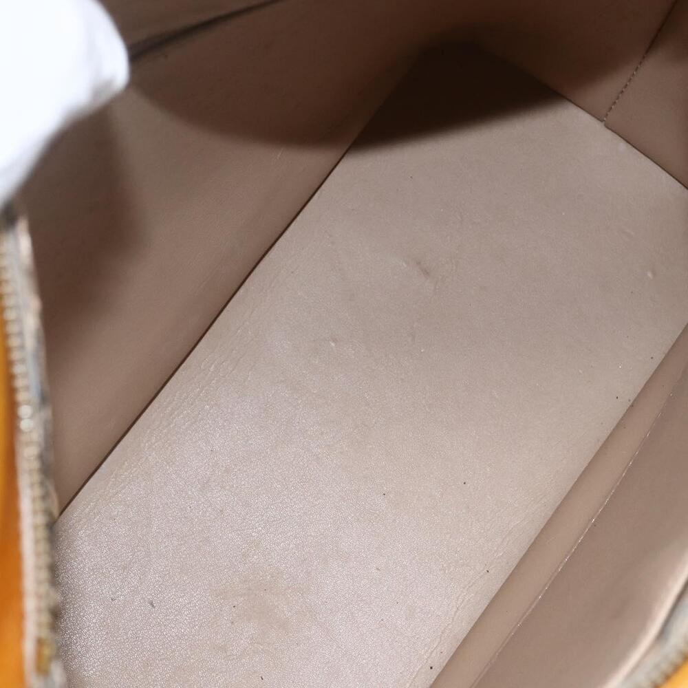 LOUIS VUITTON Monogram Vernis Houston Hand Bag Beige M91004 LV Auth ka1387 - Picture 11 of 16